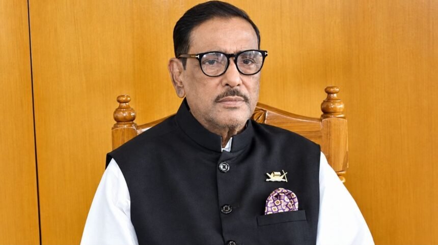 মানবতাবিরোধী অপরাধে ওবায়দুল কাদেরের মৃত্যুদণ্ড