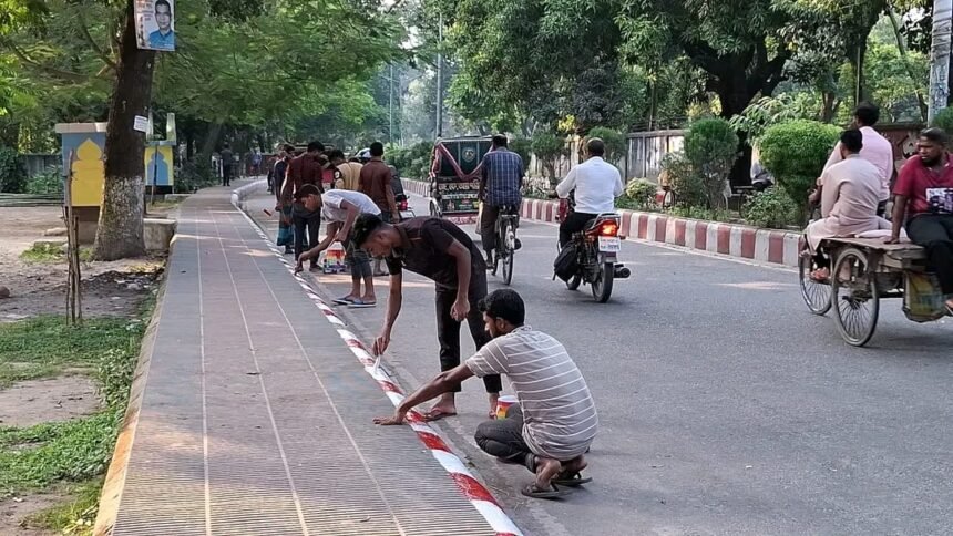 প্রধানমন্ত্রীর আগমন ঘিরে সৈয়দপুর বিমানবন্দর সড়কে চলছে সাজসজ্জা