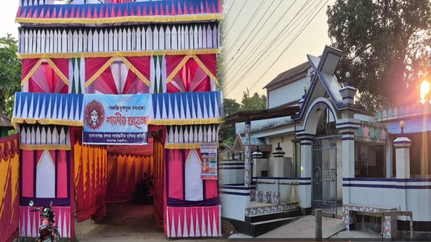 এক পাশে মসজিদ, অন্য পাশে মন্দির, সম্প্রীতির অনন্য দৃষ্টান্ত ঠাকুরগাঁওয়ে