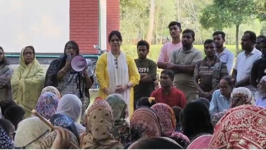 ঠাকুরগাঁও-১ উপনির্বাচন: বড়গাঁওয়ে মির্জা ফয়সল আমিনের সহধর্মিণী জান্নাতুন ফেরদৌসের উঠান বৈঠক,